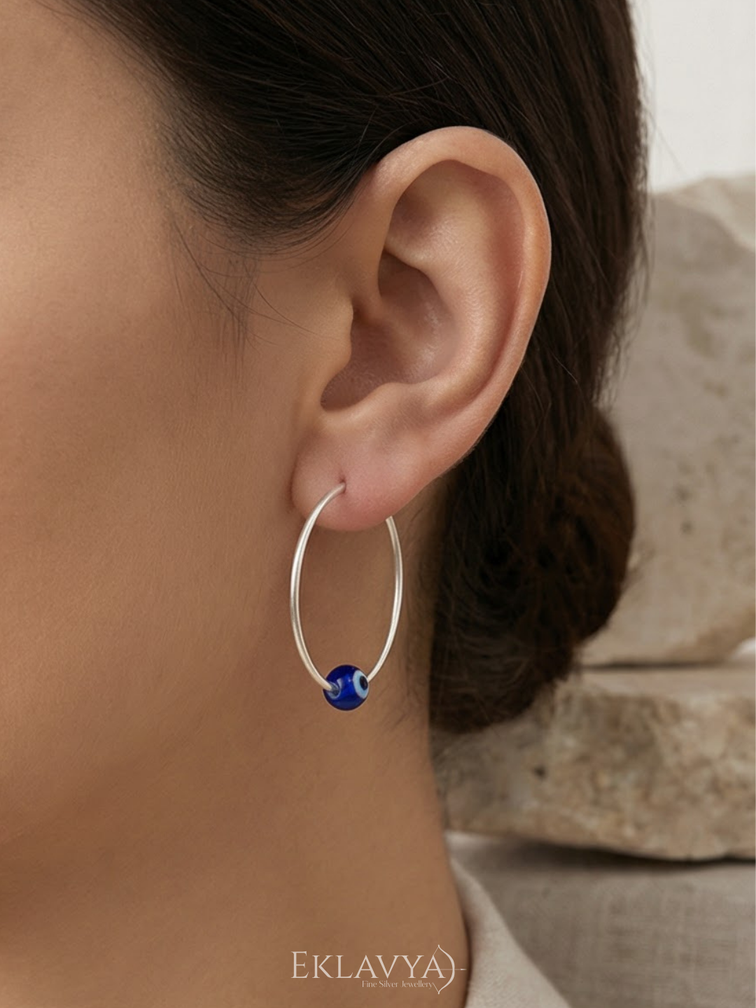 Evil Eye Hoops