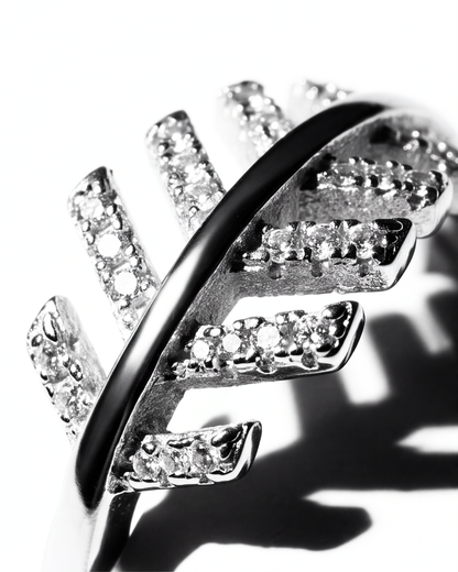Eklavya Celeste Leaf Ring — catalog image 3