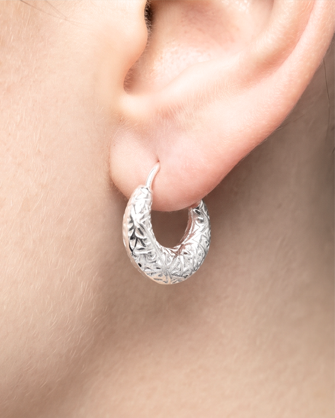 Florenza Textured Baali Hoops