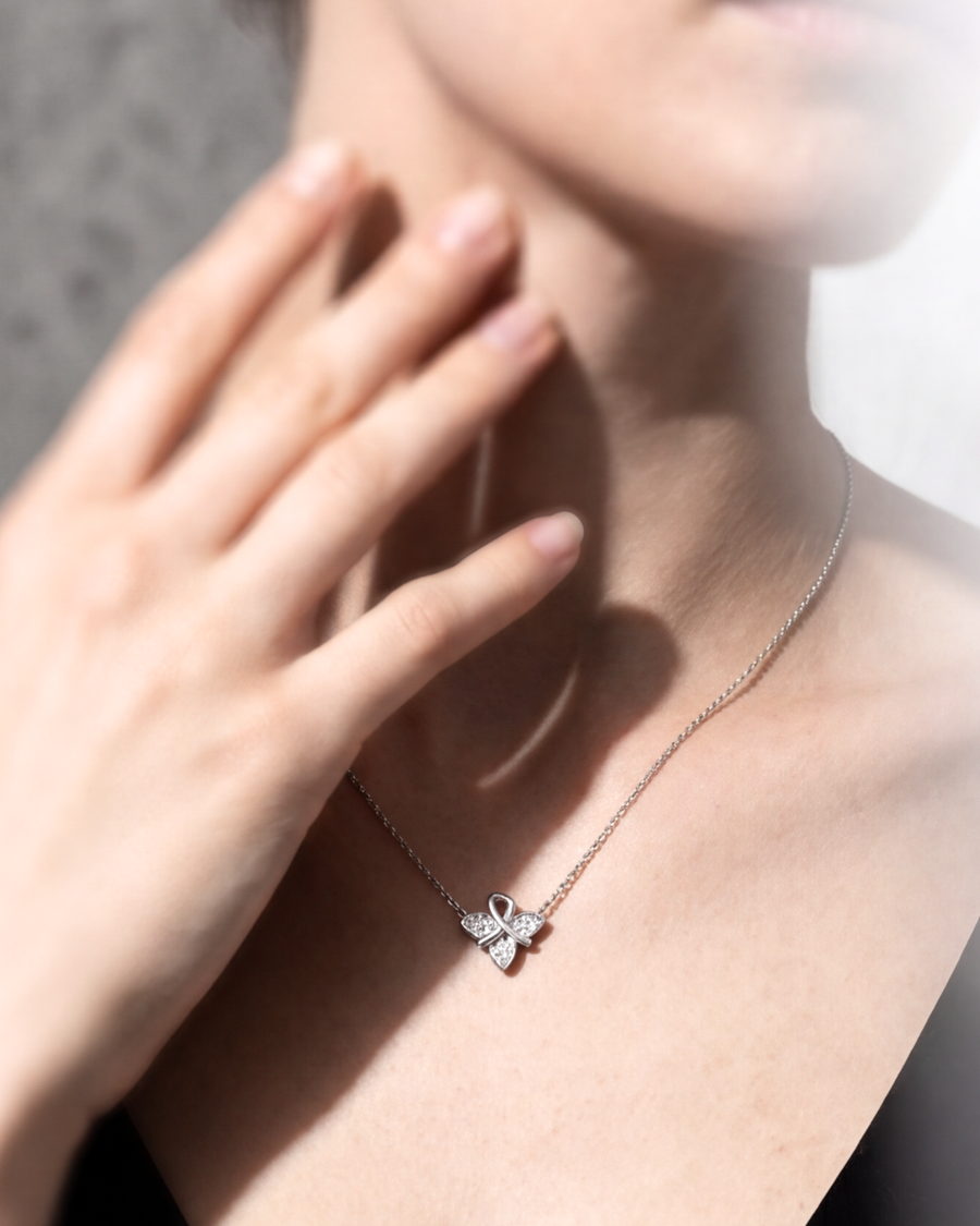 Celeste Bow Necklace