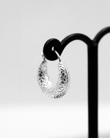Eklavya Florenza Textured Baali Hoop Earrings — catalog image 7