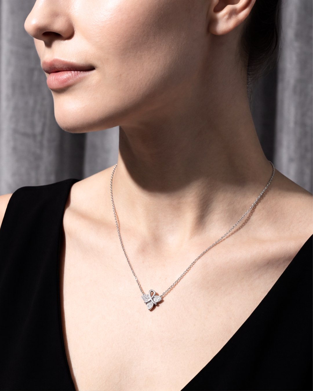 Celeste Bow Necklace