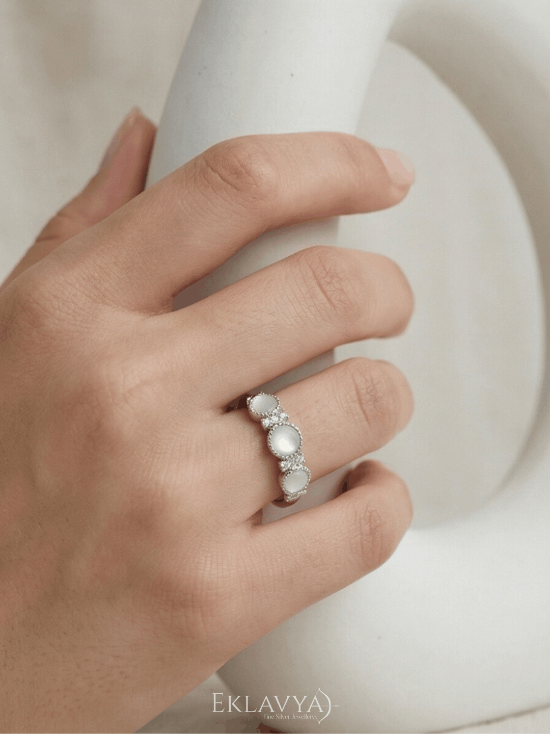Circle Gem Ring