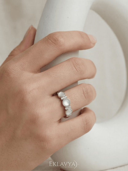 Circle Gem Ring
