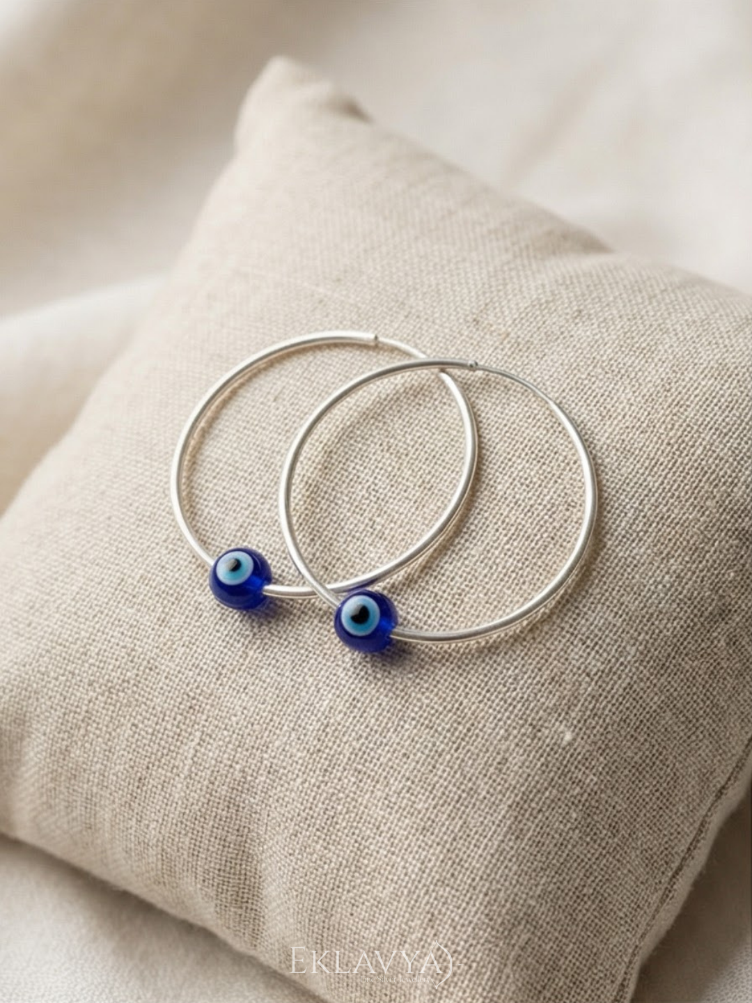 Evil Eye Hoops