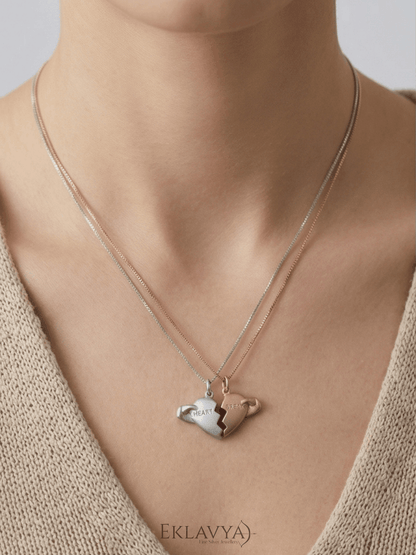 Dualtone Heart Pendant
