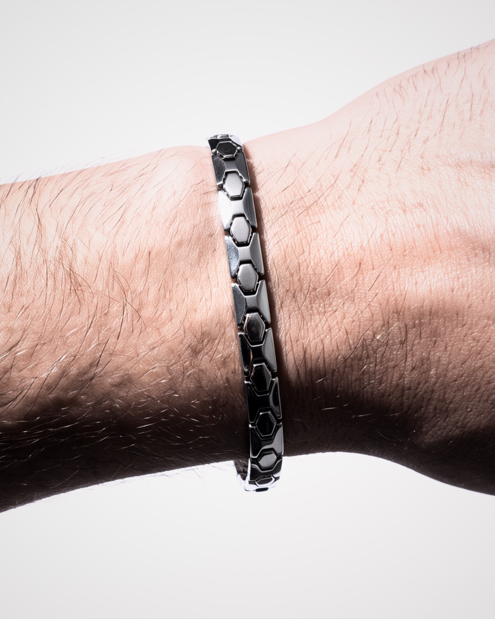 Men's Hexa Centre Link Bracelet