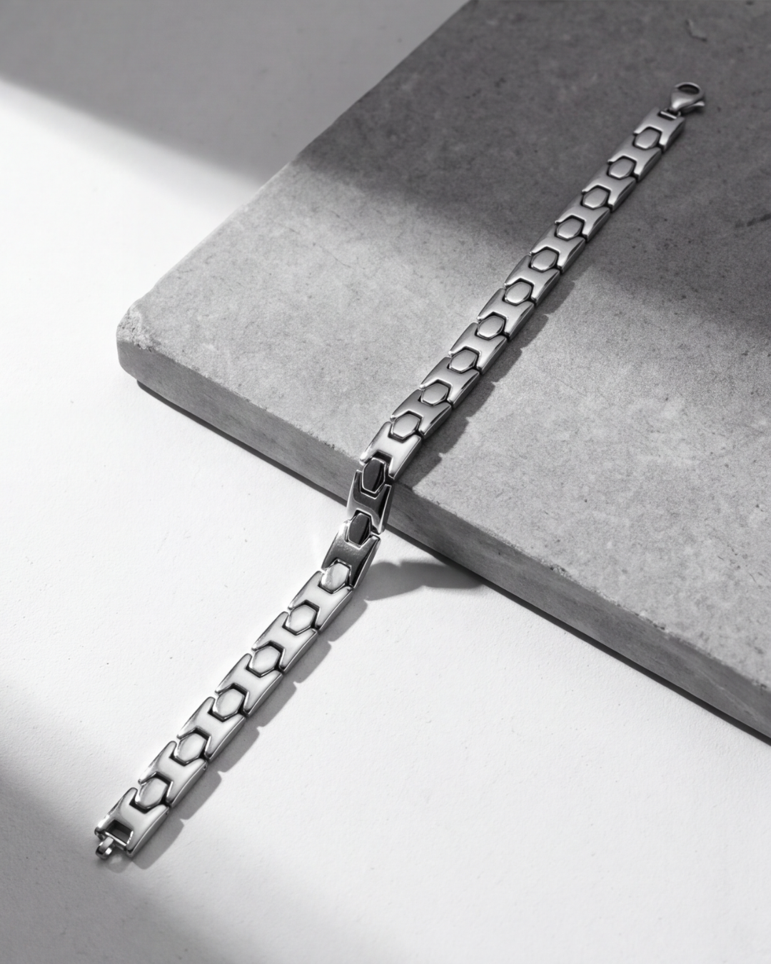 Eklavya Men's Hexa Centre Link Bracelet — catalog image 2
