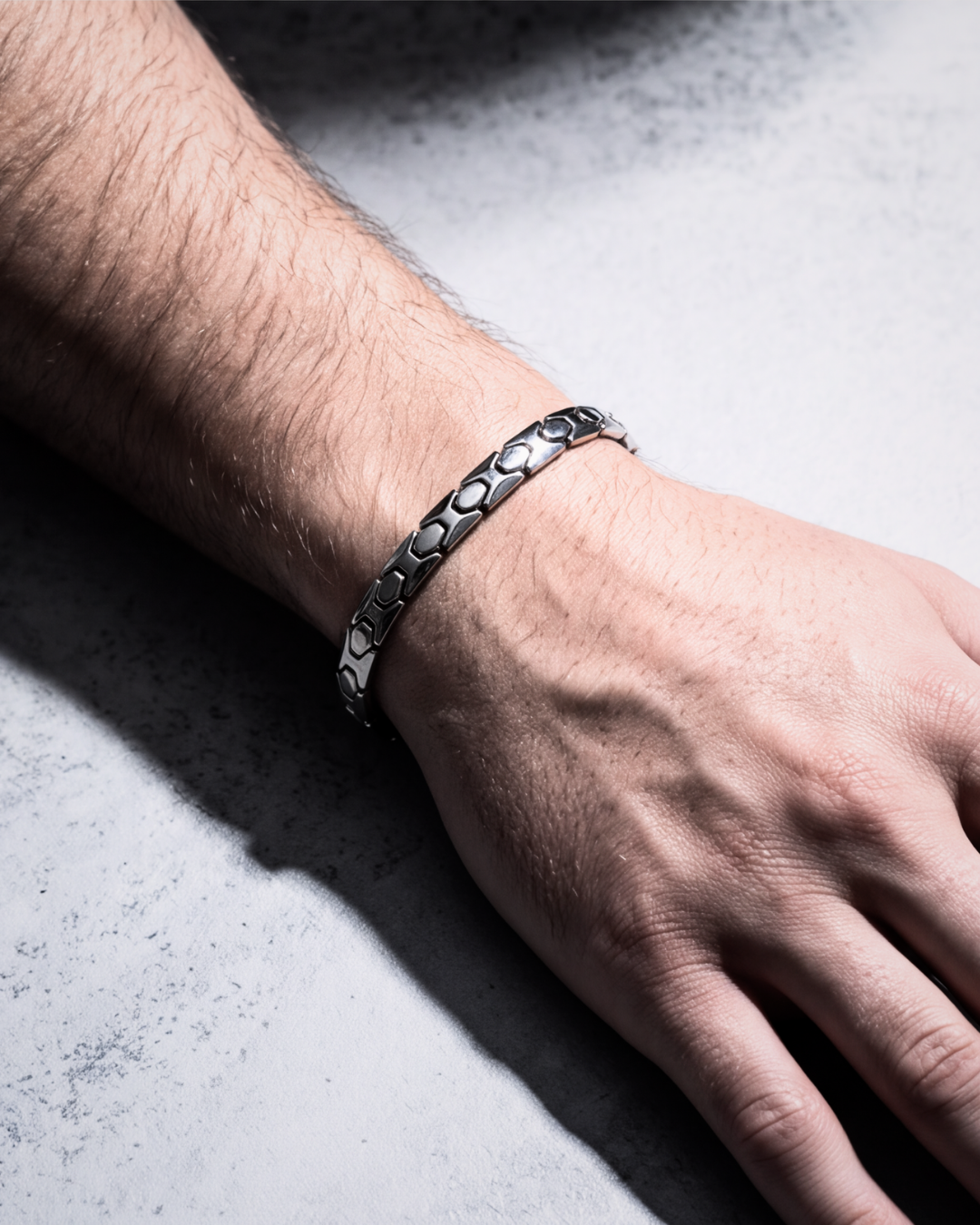 Eklavya Men's Hexa Centre Link Bracelet — catalog image 3