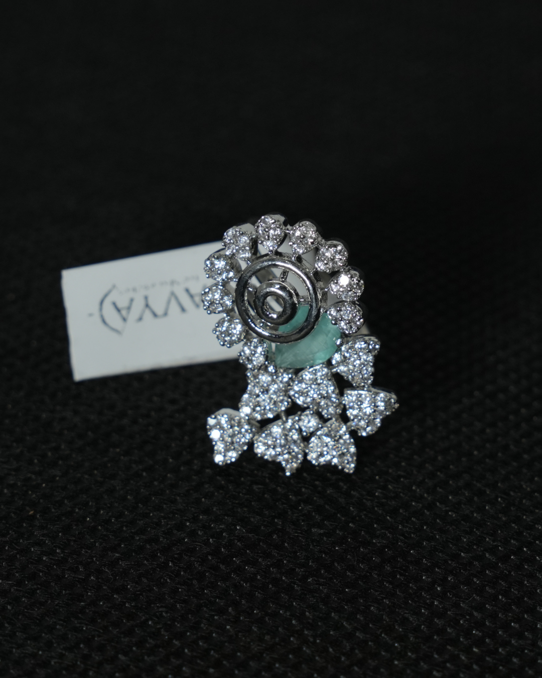 Floral Halo Ring [1-of-1]