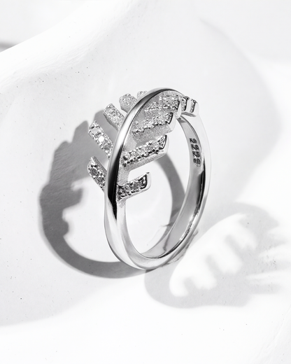 Eklavya Celeste Leaf Ring — catalog image 5
