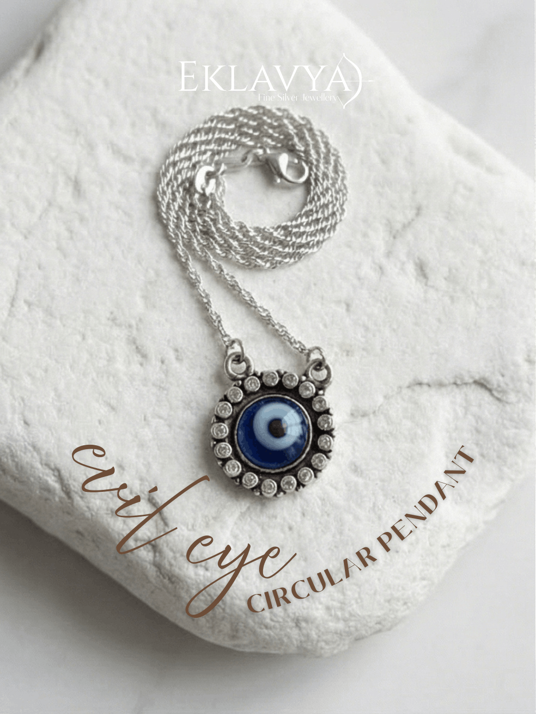 Evil Eye Circular Pendant