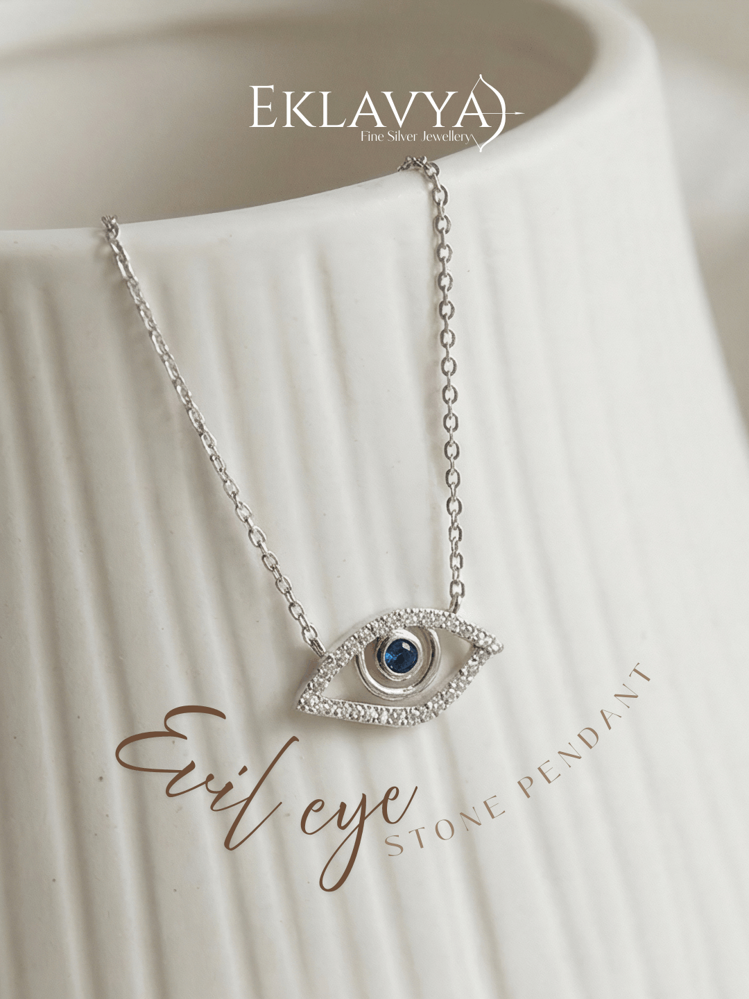 Evil Eye Stone Pendant