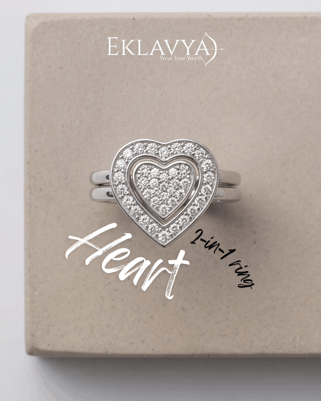 2-in-1 Heart Ring (1 of 1)