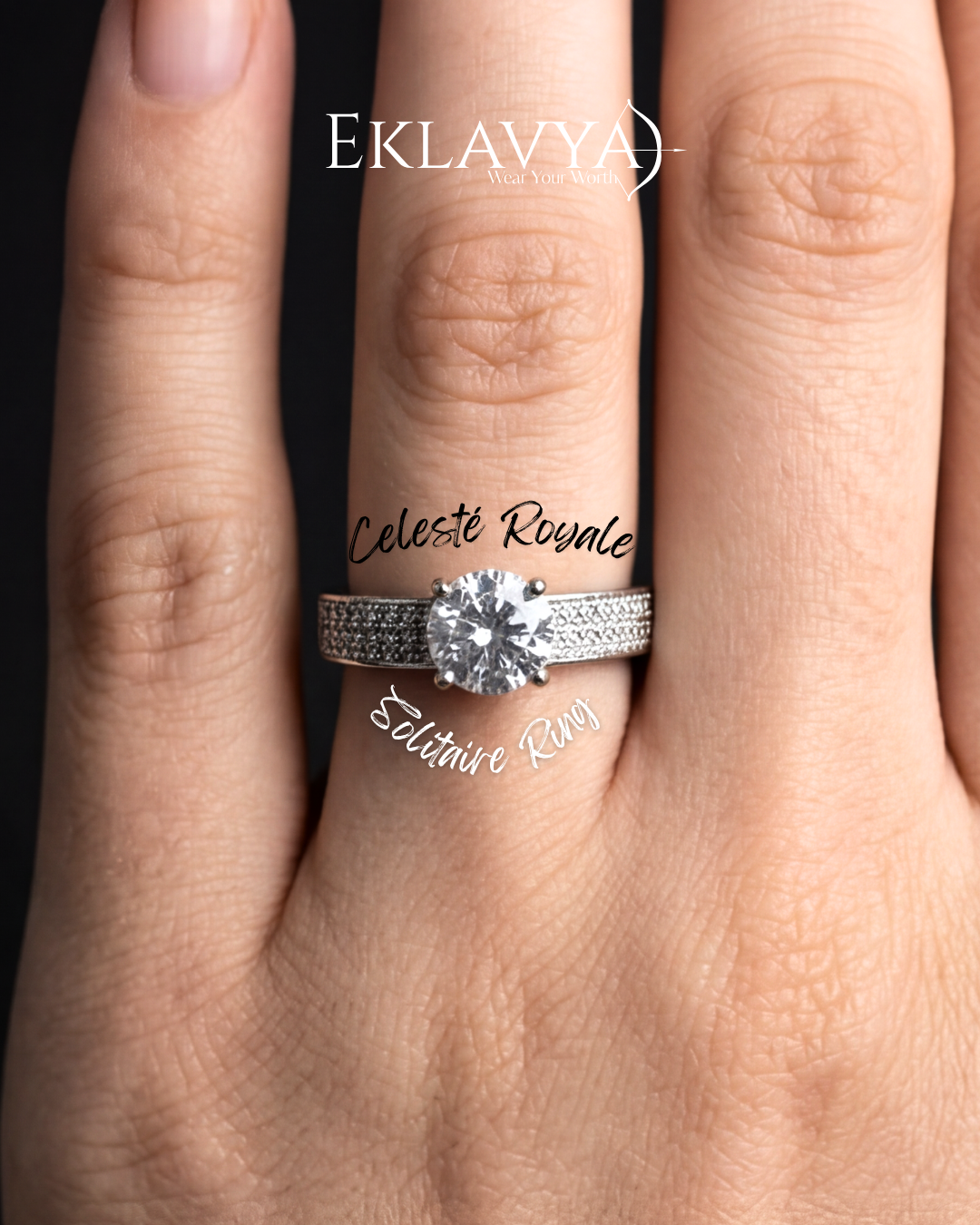 Celesté Royale Solitaire Ring