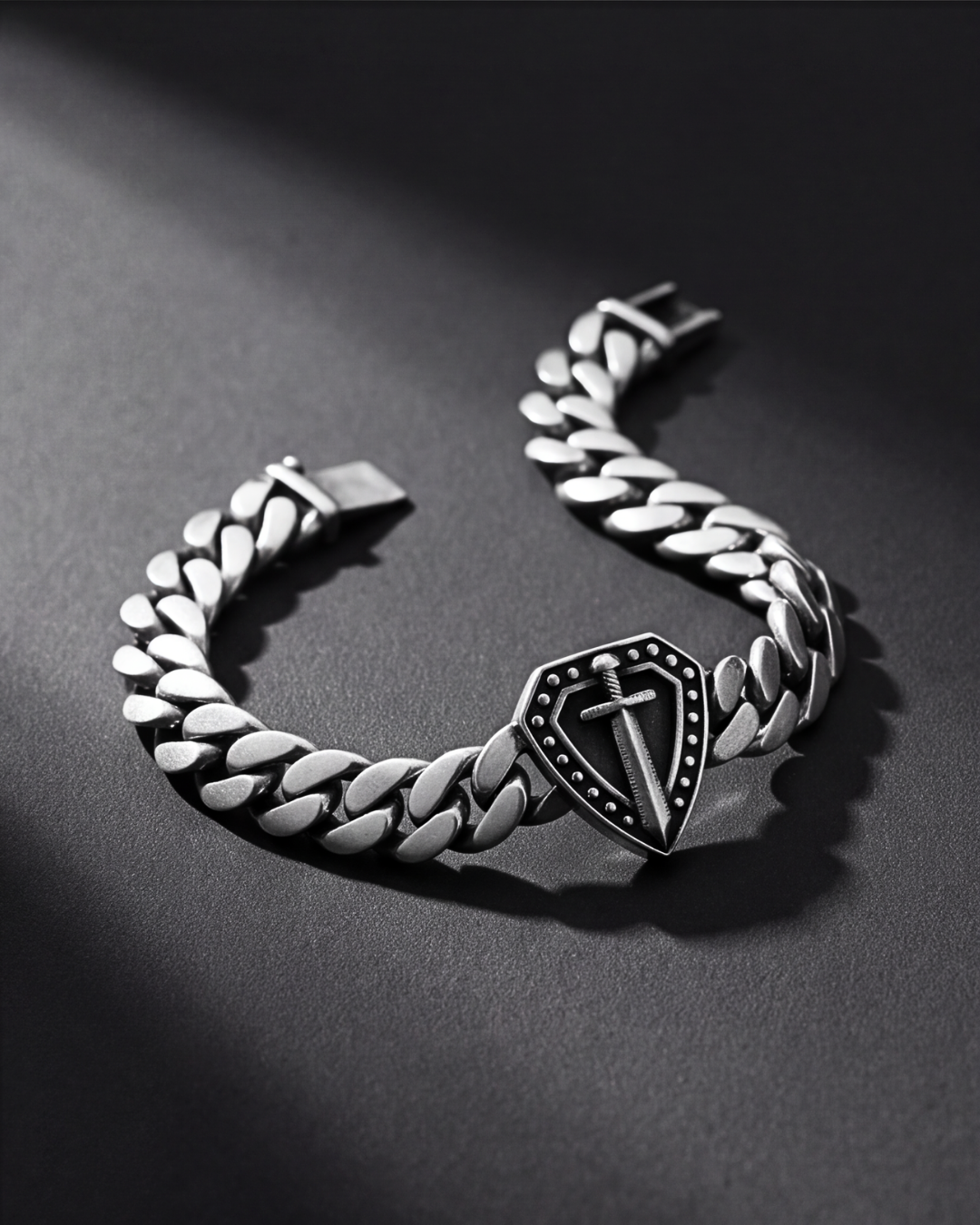 Eklavya Men's Shield Link Bracelet — catalog image 5
