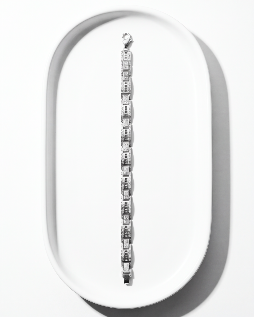 Eklavya Men's Imperial Geometric Link Bracelet — catalog image 2