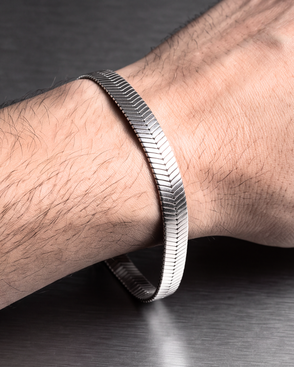 Men's Herringbone Bracelet