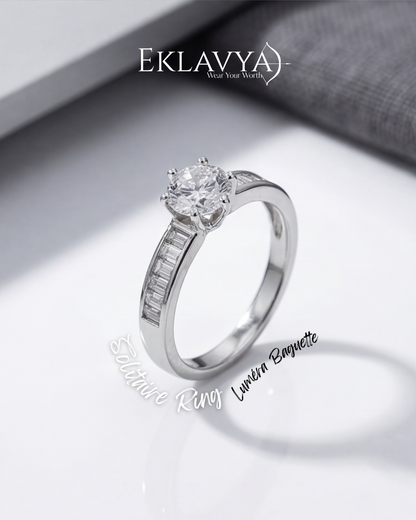 Luméra Baguette Solitaire Ring