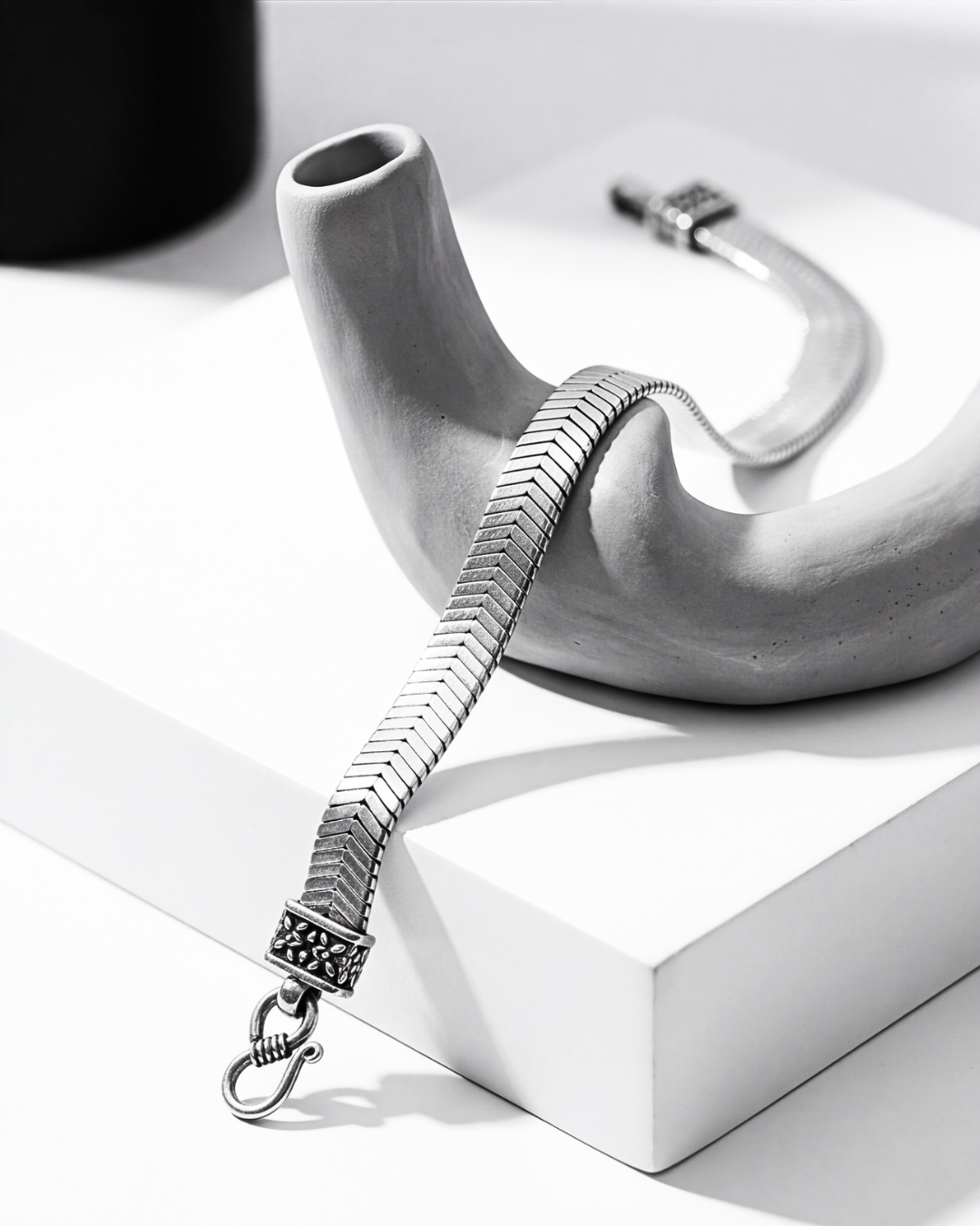 Eklavya Men's Herringbone Bracelet — catalog image 2