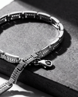 Eklavya Men's Imperial Geometric Link Bracelet — catalog image 4