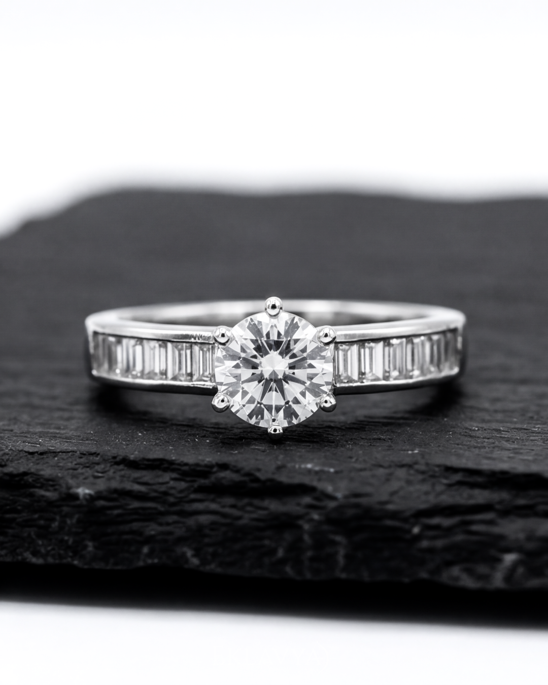 Luméra Baguette Solitaire Ring