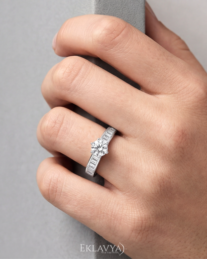 Luméra Baguette Solitaire Ring