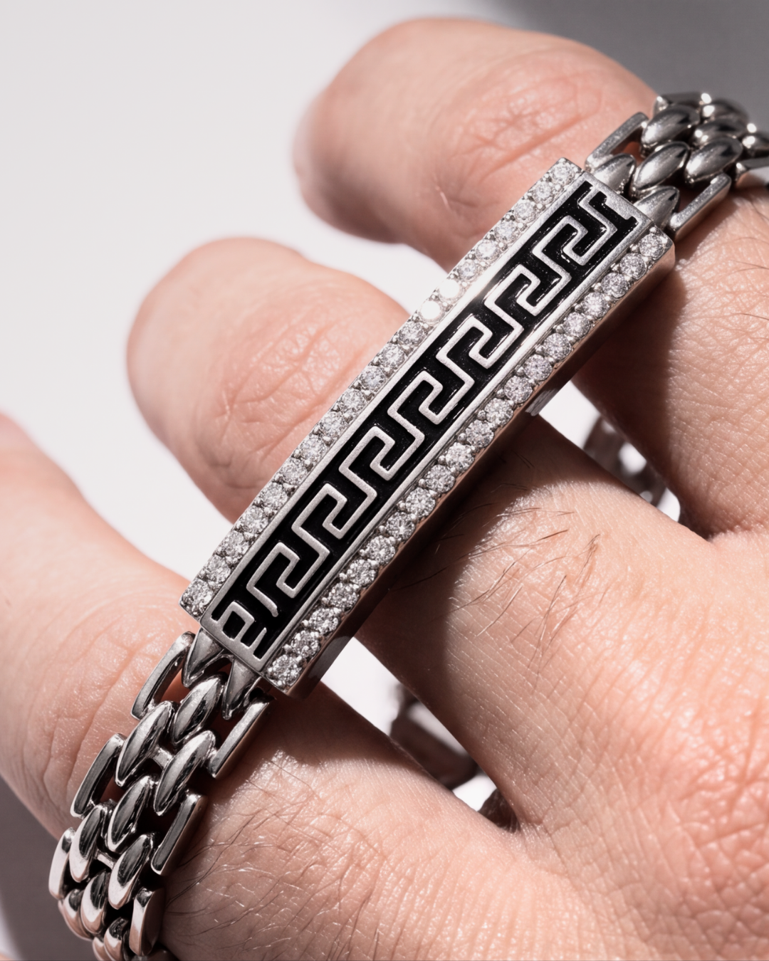 Eklavya Men's Imperial Greek Bracelet — catalog image 3