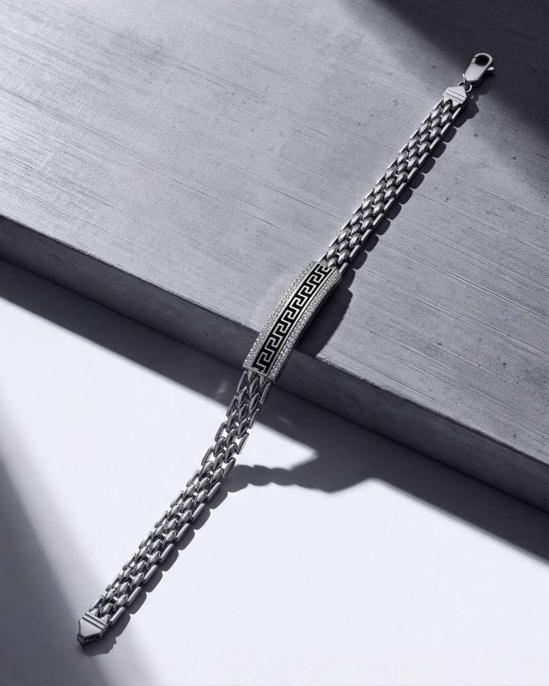 Eklavya Men's Imperial Greek Bracelet — catalog image 4