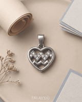 Eklavya Zig-Zag Heart Pendant — catalog image 3