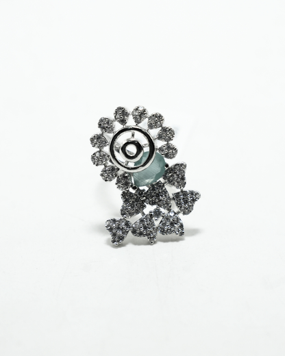 Floral Halo Ring [1-of-1]