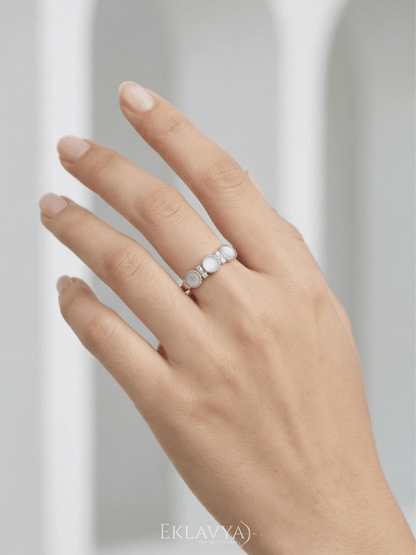 Circle Gem Ring