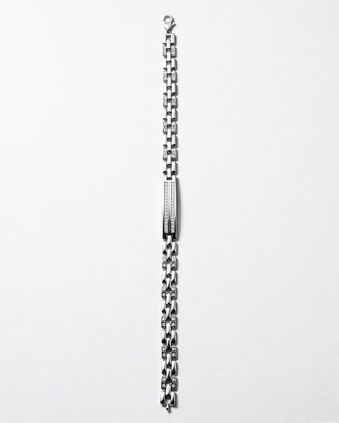 Eklavya Men's Luxe Pavé Link Bracelet — catalog image 2