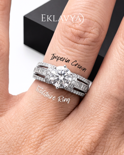Imperia Crown Solitaire Ring