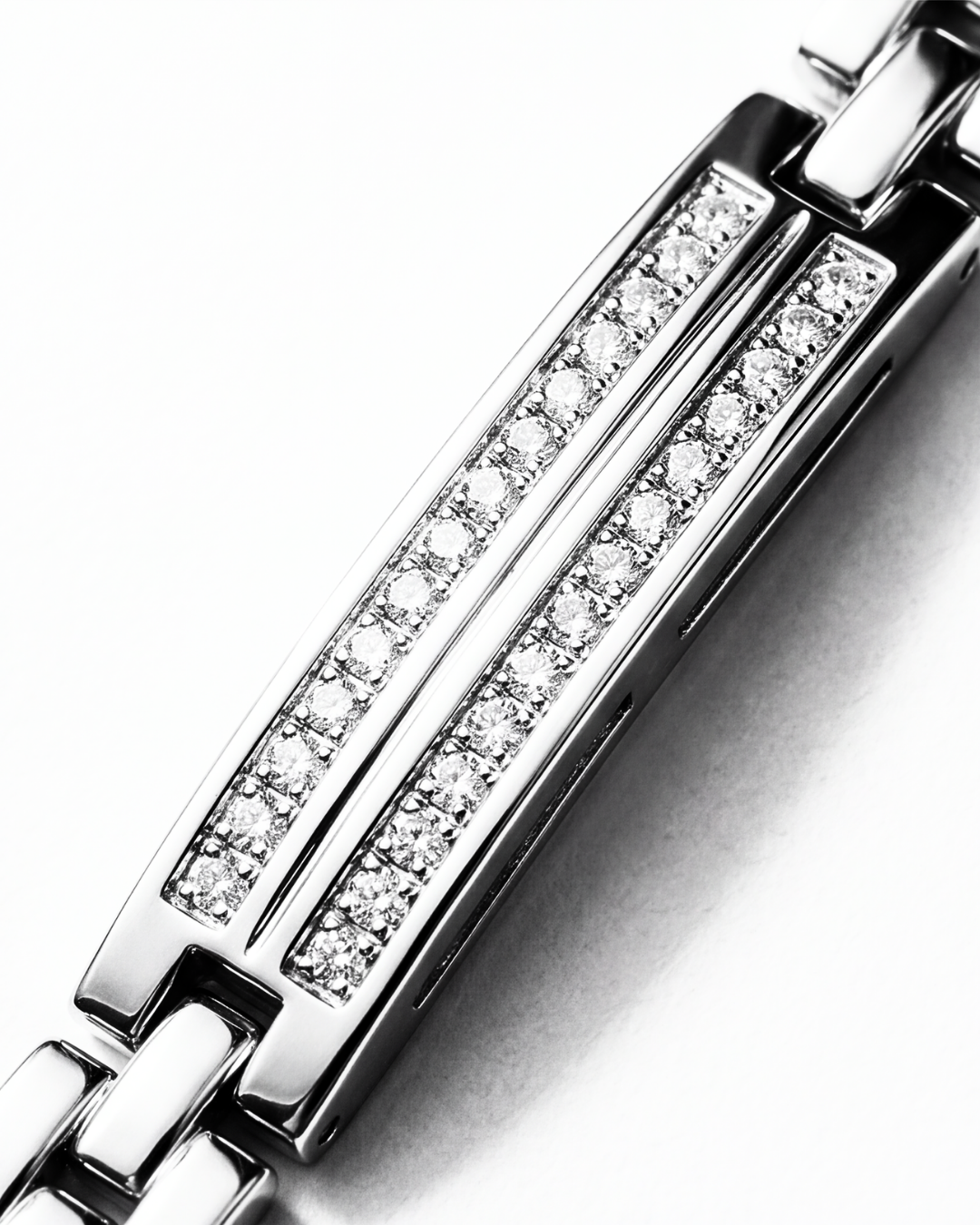 Eklavya Men's Luxe Pavé Link Bracelet — catalog image 4