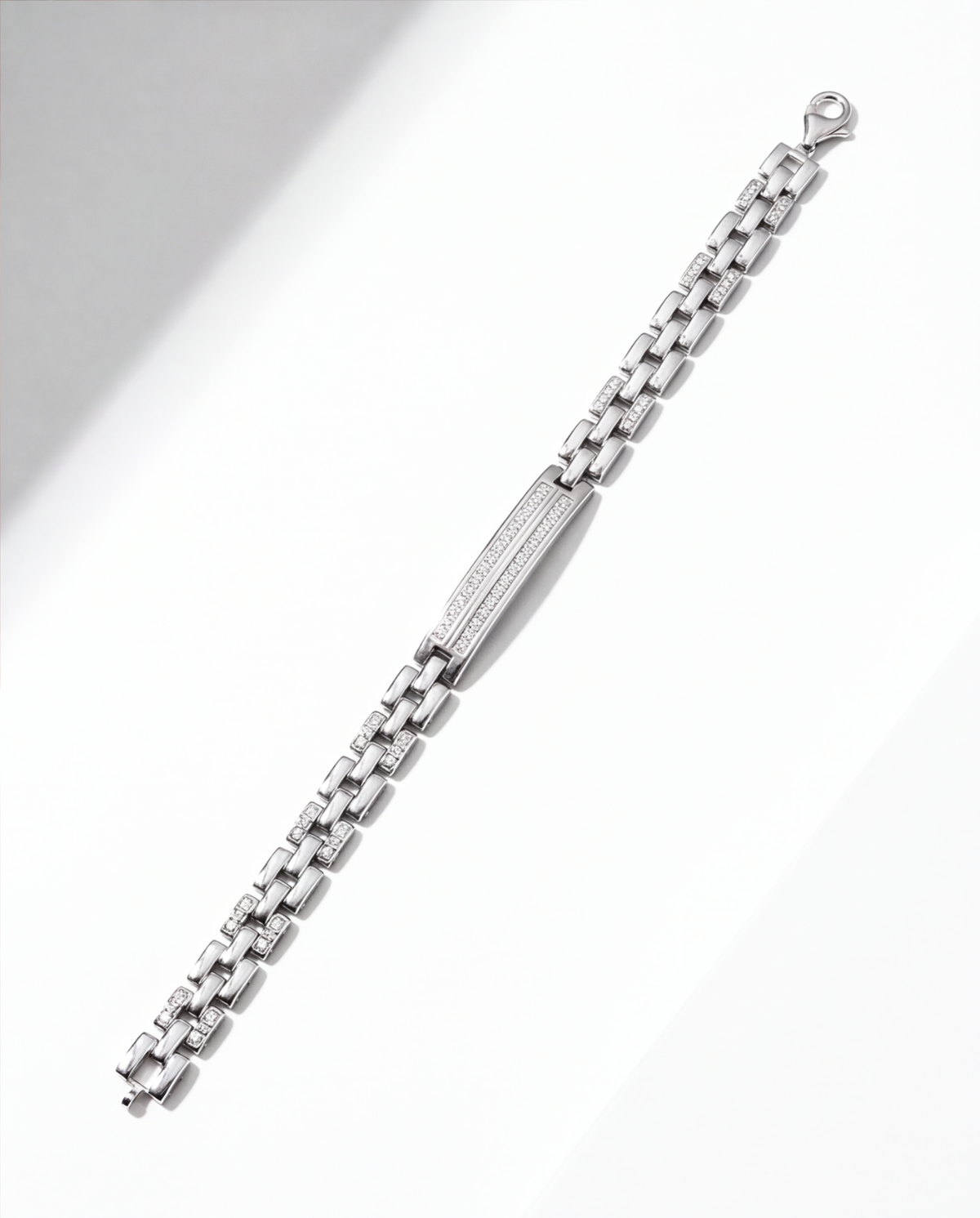Eklavya Men's Luxe Pavé Link Bracelet — catalog image 5