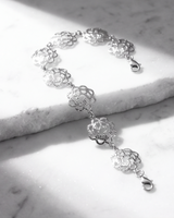 Eklavya Floral Openwork Link Bracelet — catalog image 2