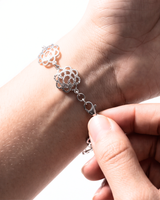 Eklavya Floral Openwork Link Bracelet — catalog image 3