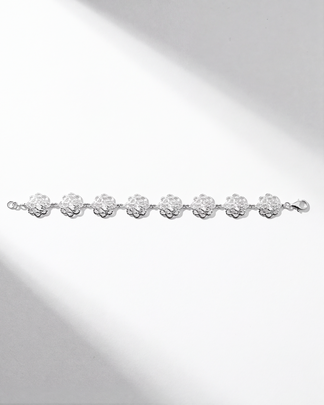 Eklavya Floral Openwork Link Bracelet — catalog image 4