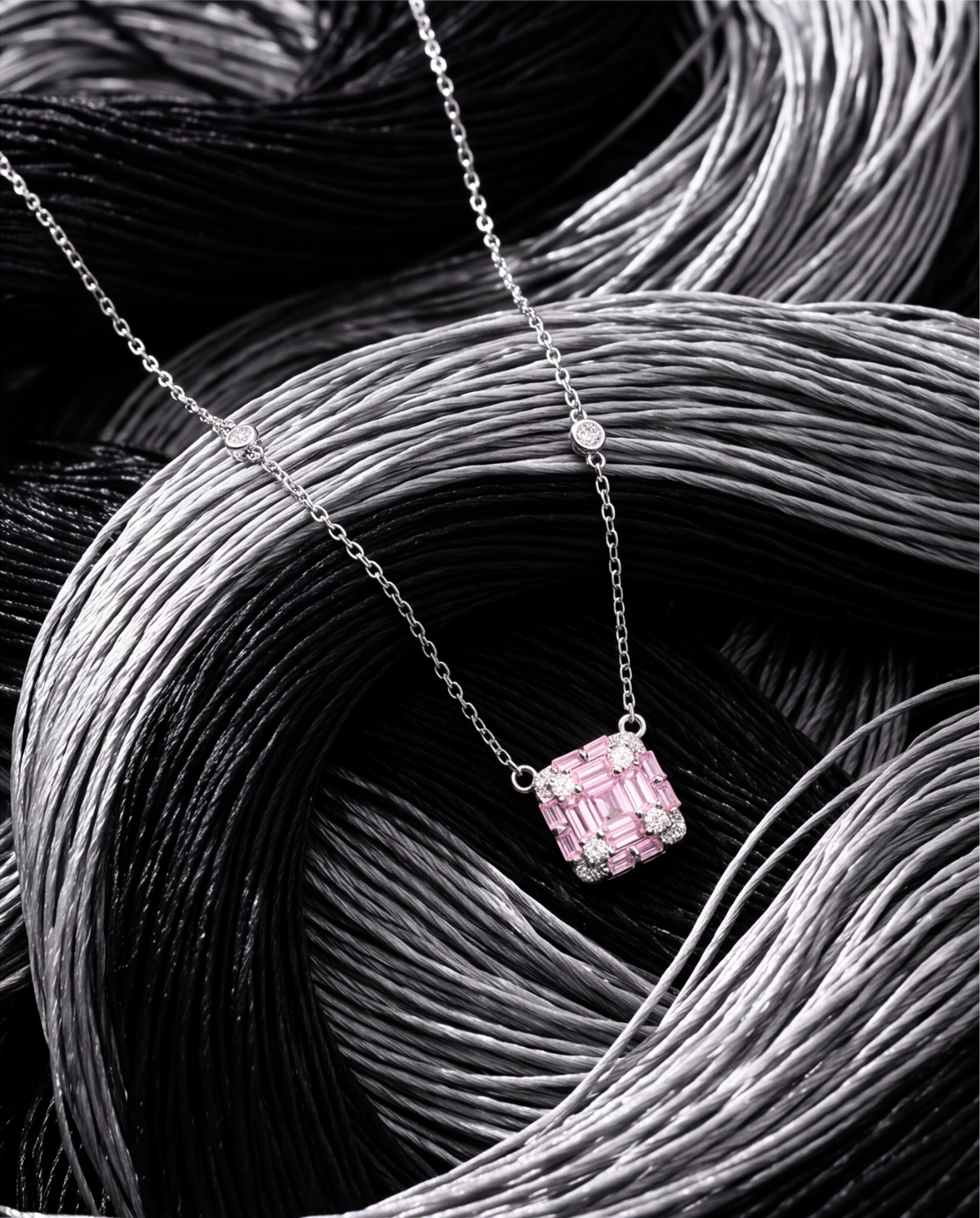 The Roselle Pink Pendant