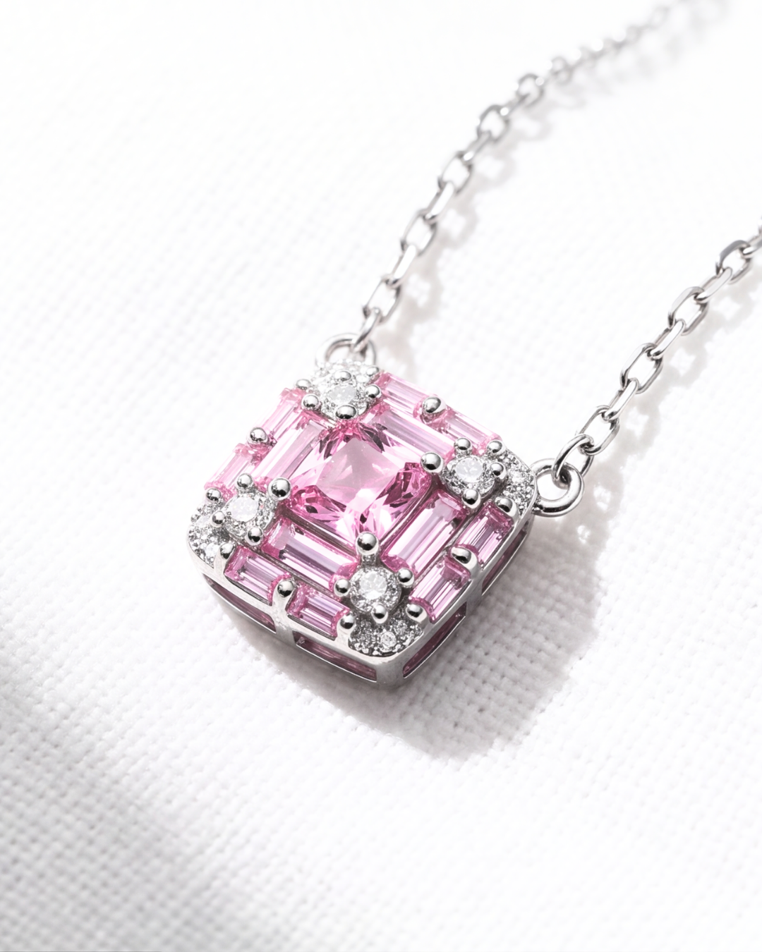 The Roselle Pink Pendant