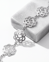 Eklavya Floral Openwork Link Bracelet — catalog image 6