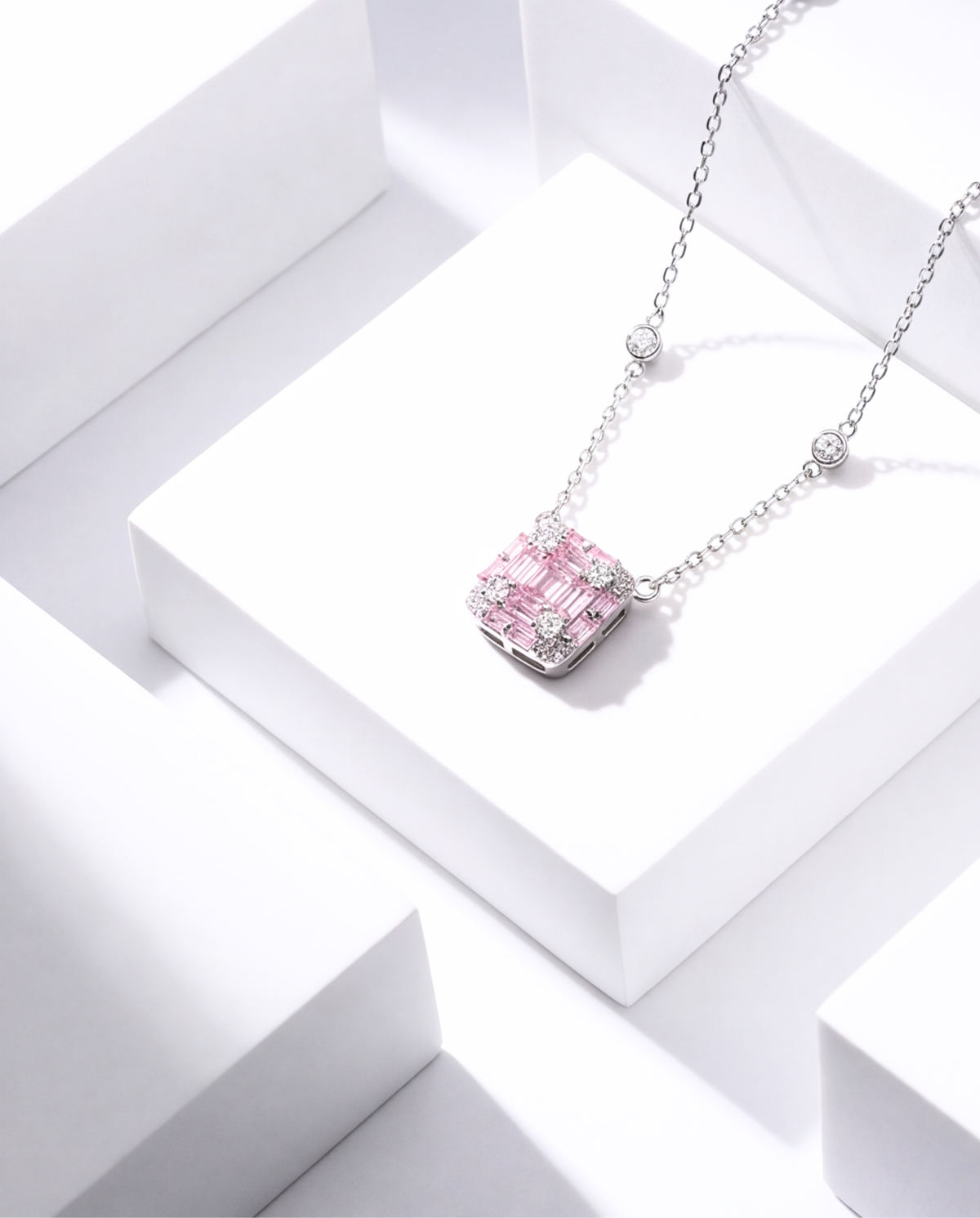 The Roselle Pink Pendant