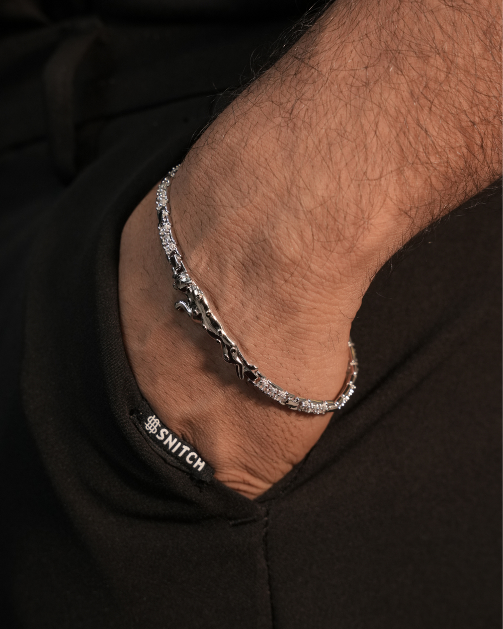 Men's Panther Crest Bracelet