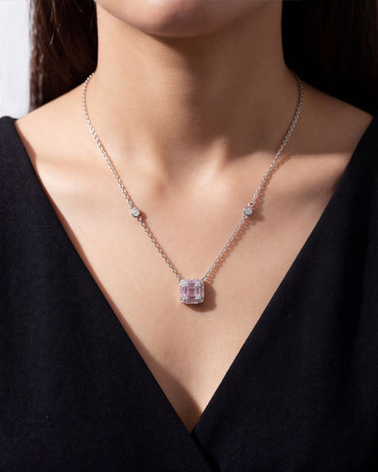 The Roselle Pink Pendant