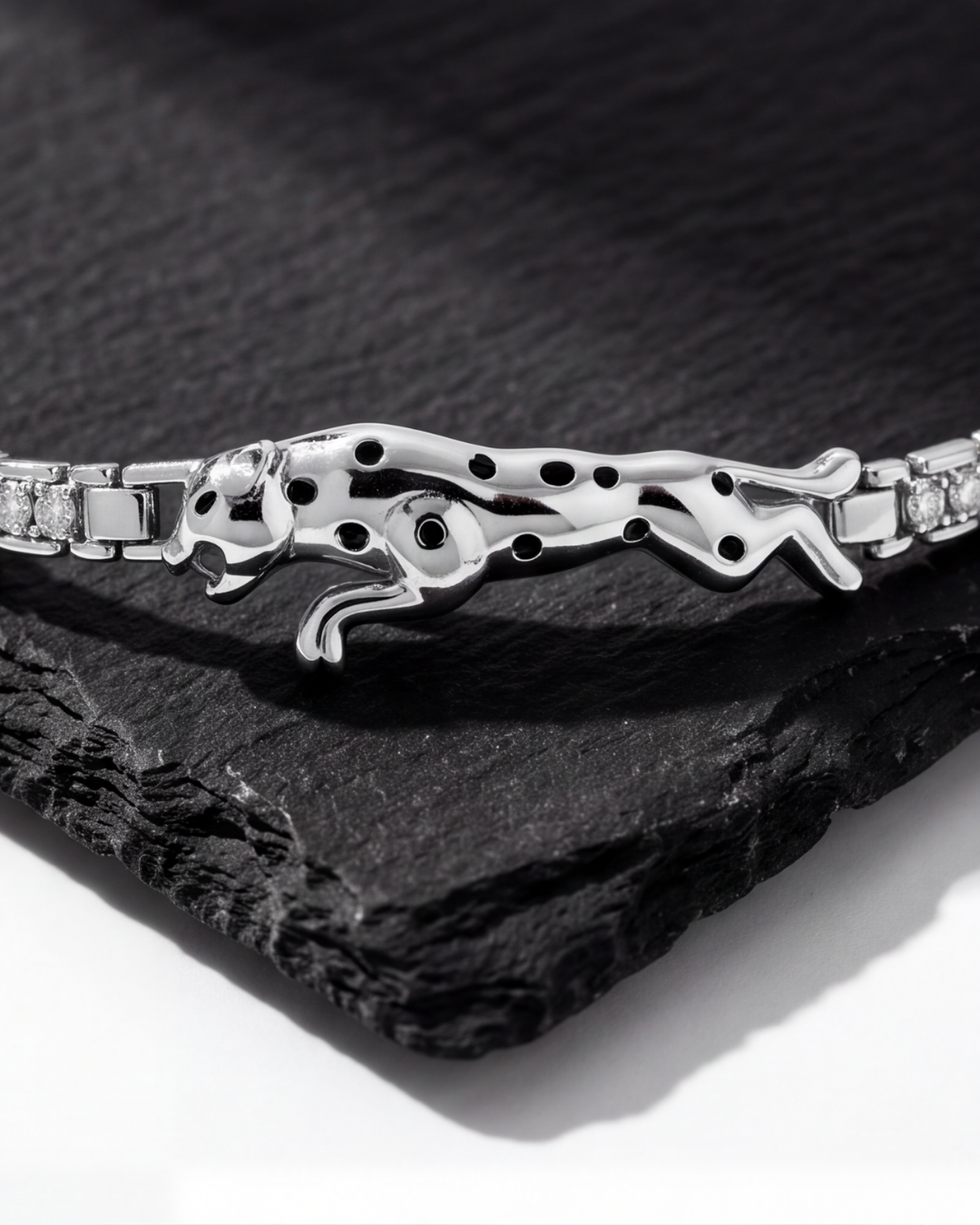 Eklavya Men's Panther Crest Bracelet — catalog image 3