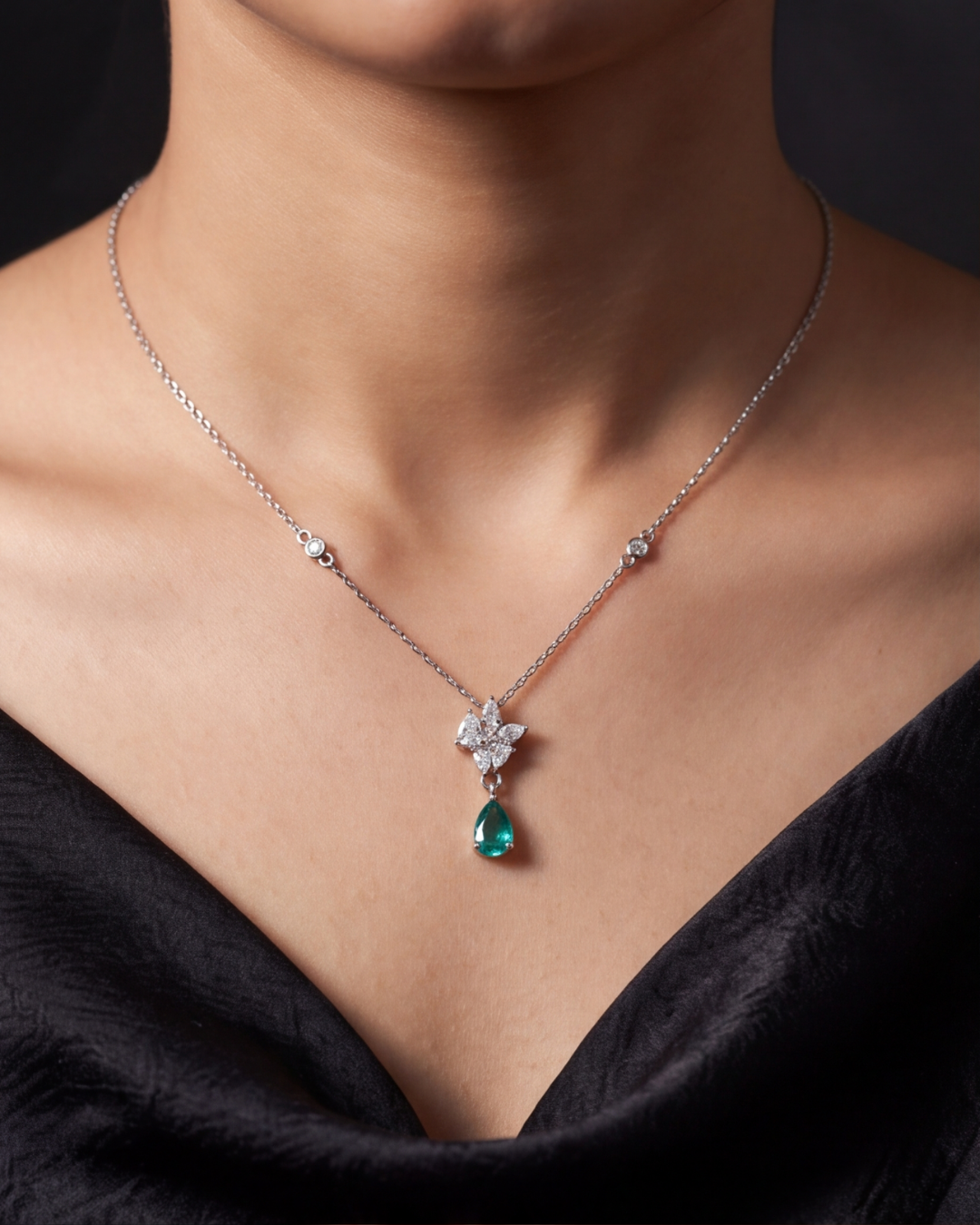 The Emerald Bloom Pendant