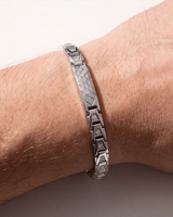 Eklavya Men's Stone Grid Link Bracelet — catalog image 1
