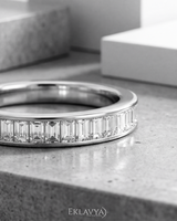 Eklavya Luminaire Baguette Eternity Ring — catalog image 4