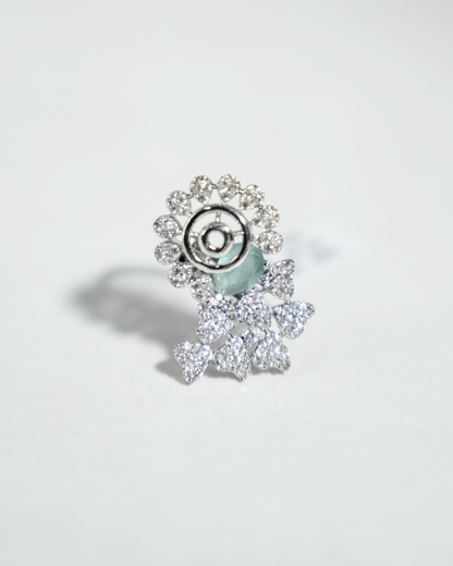Floral Halo Ring [1-of-1]